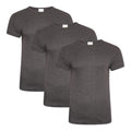 Grey - Front - Keanu Mens Thermal T-Shirt (Pack of 3)