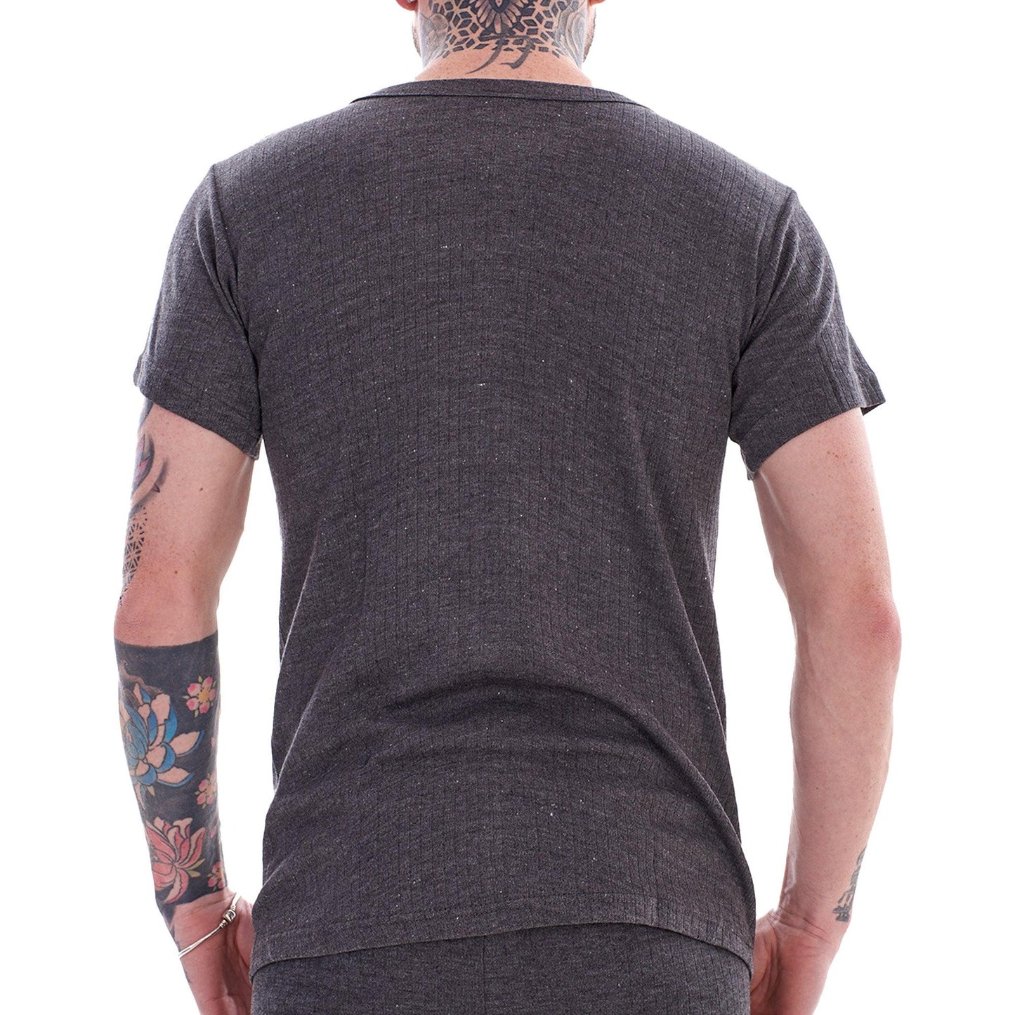 White - Lifestyle - Keanu Mens Thermal T-Shirt (Pack Of 3)