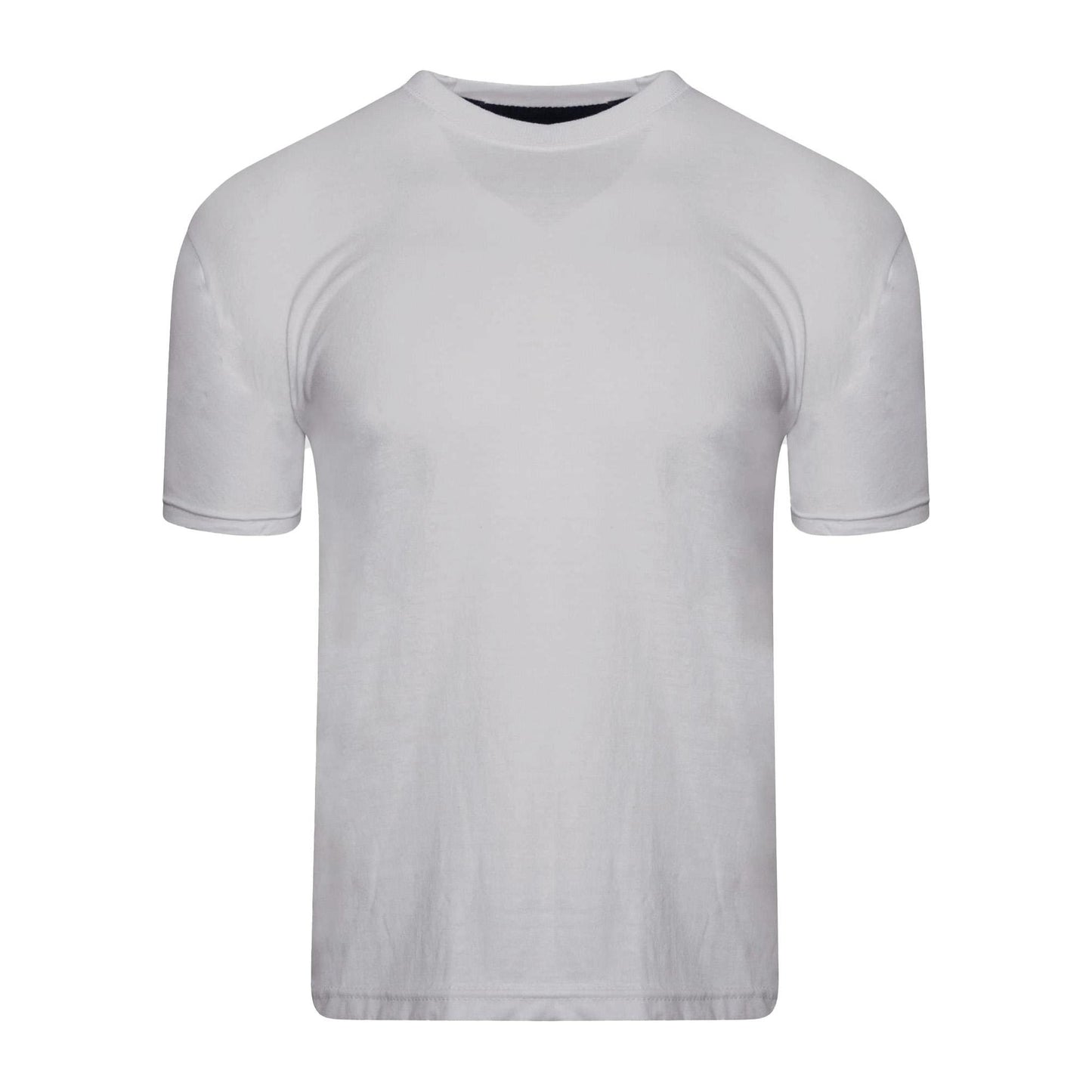 Blue-Grey-Yellow-Red-Green-Dark Blue - Close up - Keanu Boys Plain T-Shirt (Pack of 6)