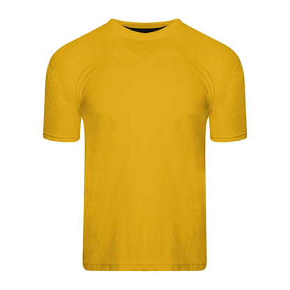 Blue-Grey-Dark Blue-Yellow-Red-Green - Back - Keanu Boys Plain T-Shirt (Pack of 6)