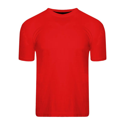 Blue-Grey-Dark Blue-Yellow-Red-Green - Lifestyle - Keanu Boys Plain T-Shirt (Pack of 6)