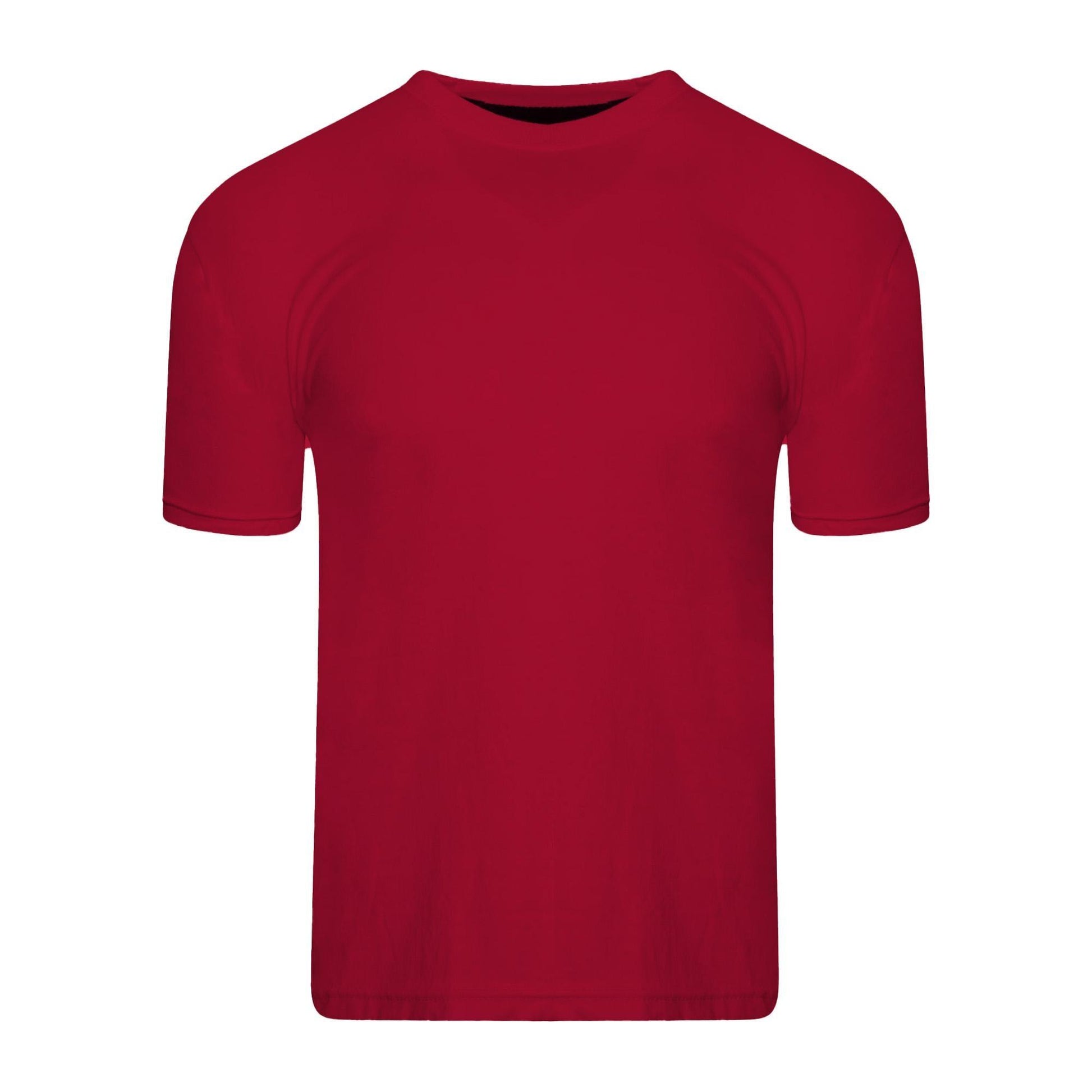 Multicoloured - Back - Keanu Boys Plain T-Shirt (Pack of 6)