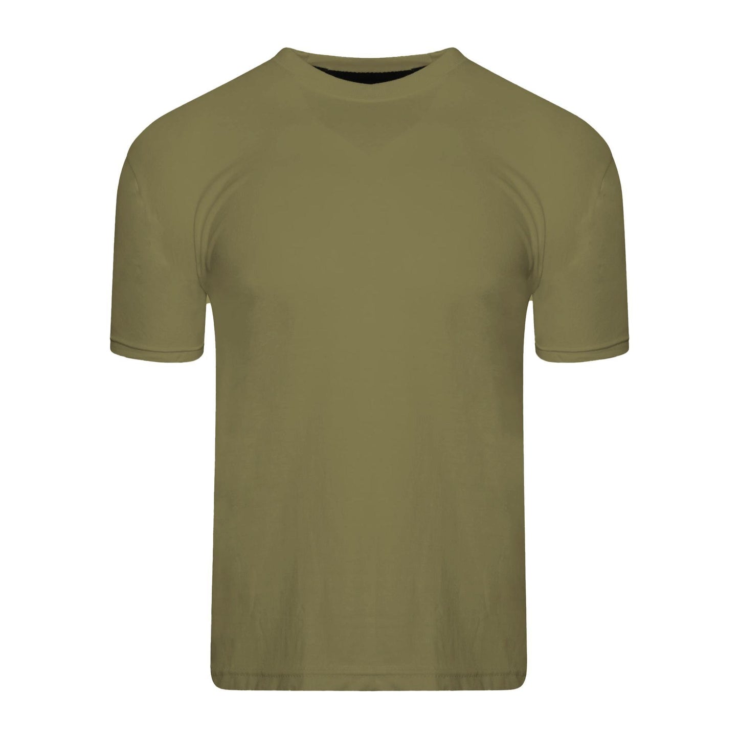 Black-Red-Blue-Grey-Green - Back - Keanu Mens Plain T-Shirt (Pack of 5)