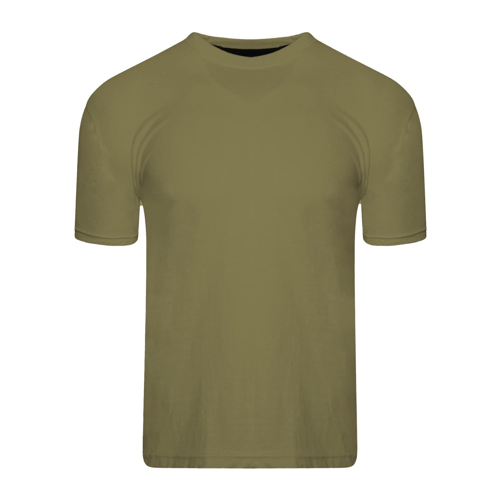 Black-Red-Blue-Grey-Green - Back - Keanu Mens Plain T-Shirt (Pack of 5)