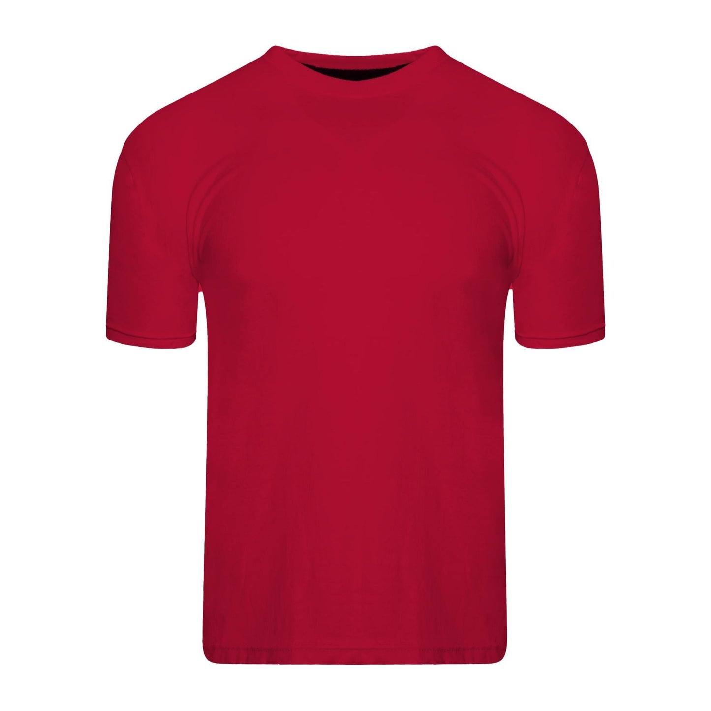 Black-Red-Blue-Grey-Green - Lifestyle - Keanu Mens Plain T-Shirt (Pack of 5)