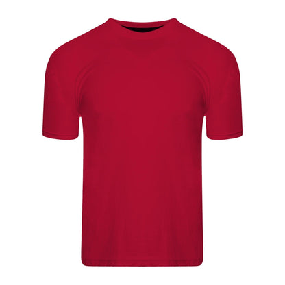 Black-Red-Blue-Grey-Green - Lifestyle - Keanu Mens Plain T-Shirt (Pack of 5)