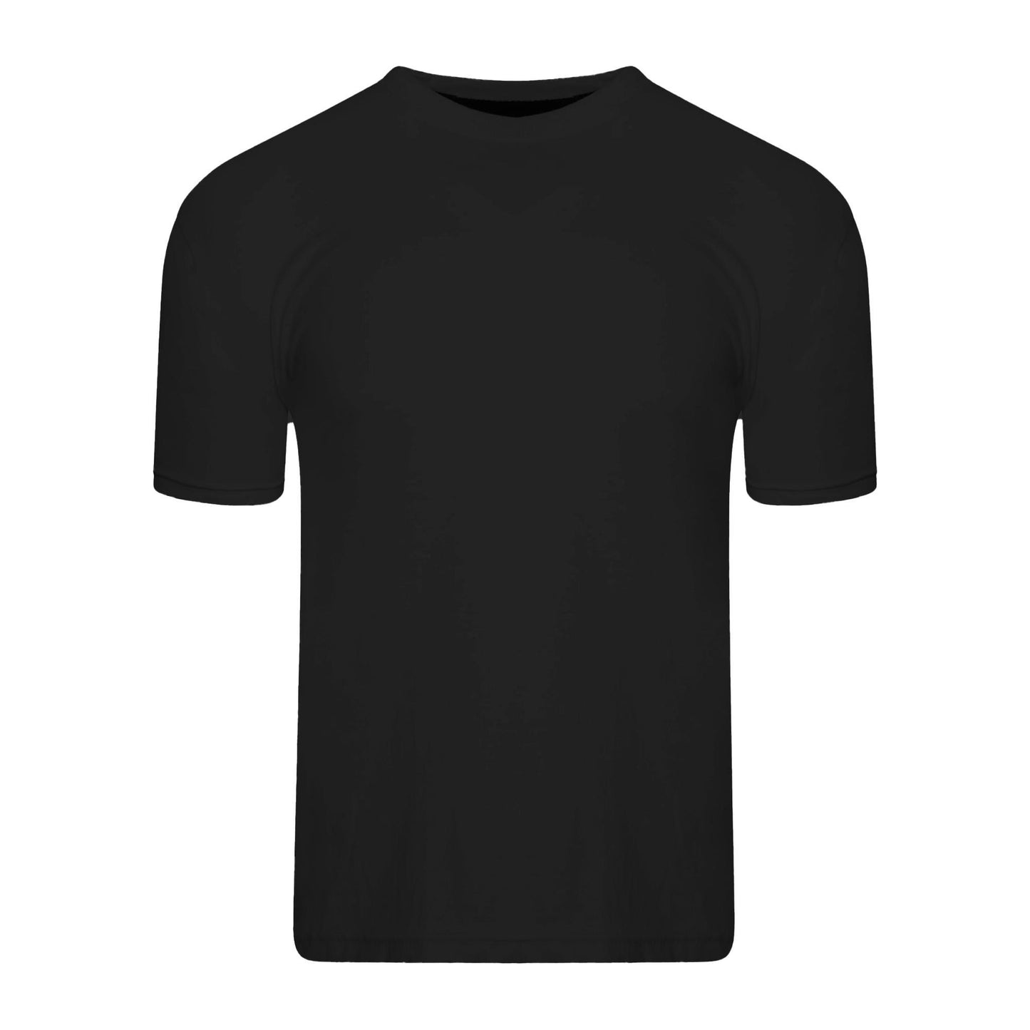 Black-Red-Blue-Grey-Green - Pack Shot - Keanu Mens Plain T-Shirt (Pack of 5)