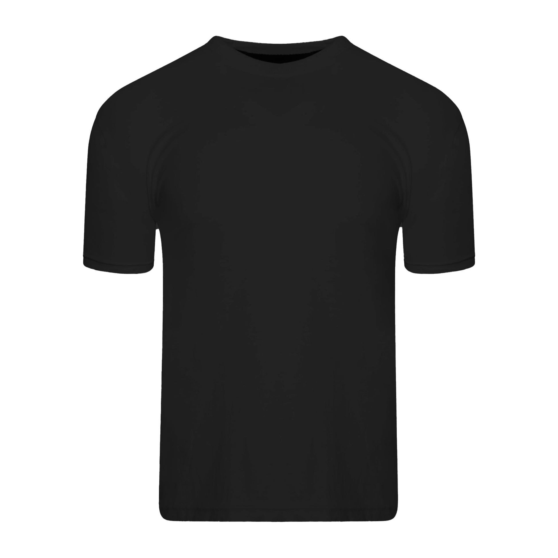 Black-Red-Blue-Grey-Green - Pack Shot - Keanu Mens Plain T-Shirt (Pack of 5)