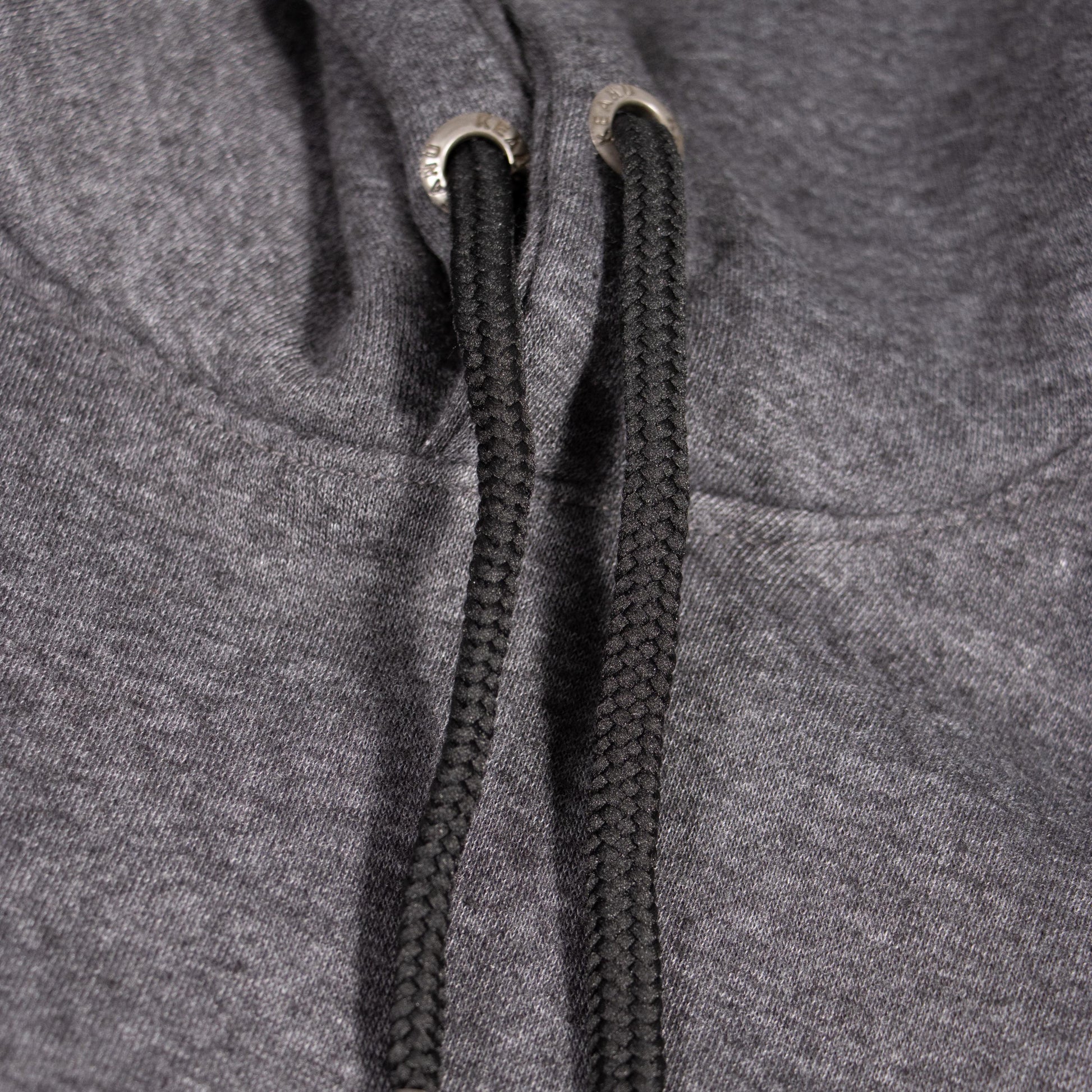Navy-Charcoal - Back - Keanu Childrens-Kids Fleece Lined Drawstring Hoodie (Pack of 2)