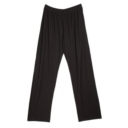Black - Back - Keanu Womens-Ladies Viscose Ribbed Loungewear Set (Pack of 2)