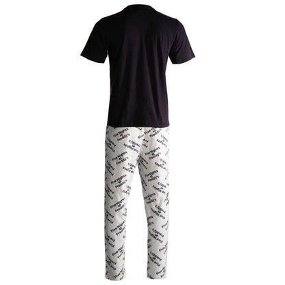 Black-Grey - Back - Five Nights At Freddys Mens Pyjama Set