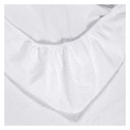 White - Back - K Collection Waterproof Mattress Protector