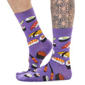 Multicoloured - Side - Floso Unisex Adult Sushi Socks (Pack of 6)