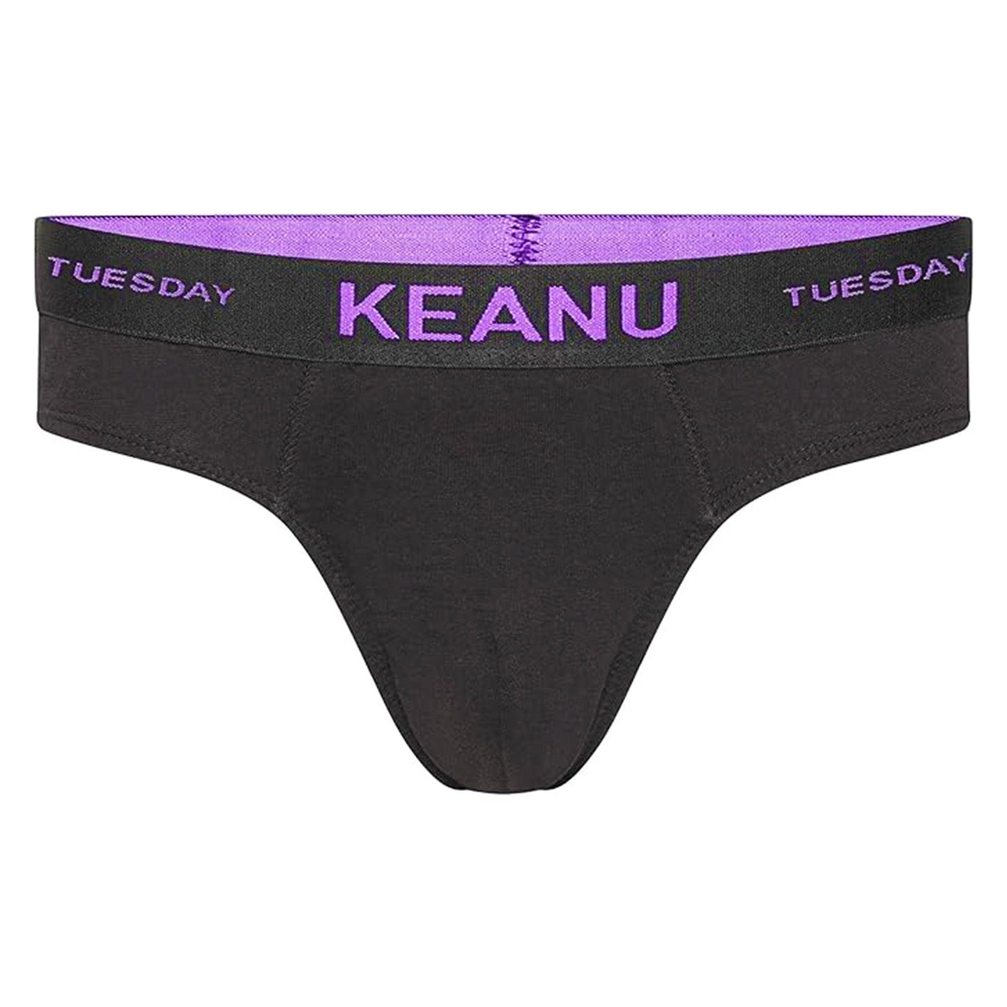 Multicoloured - Back - Keanu Mens Days of The Week Briefs (Pack of 7)