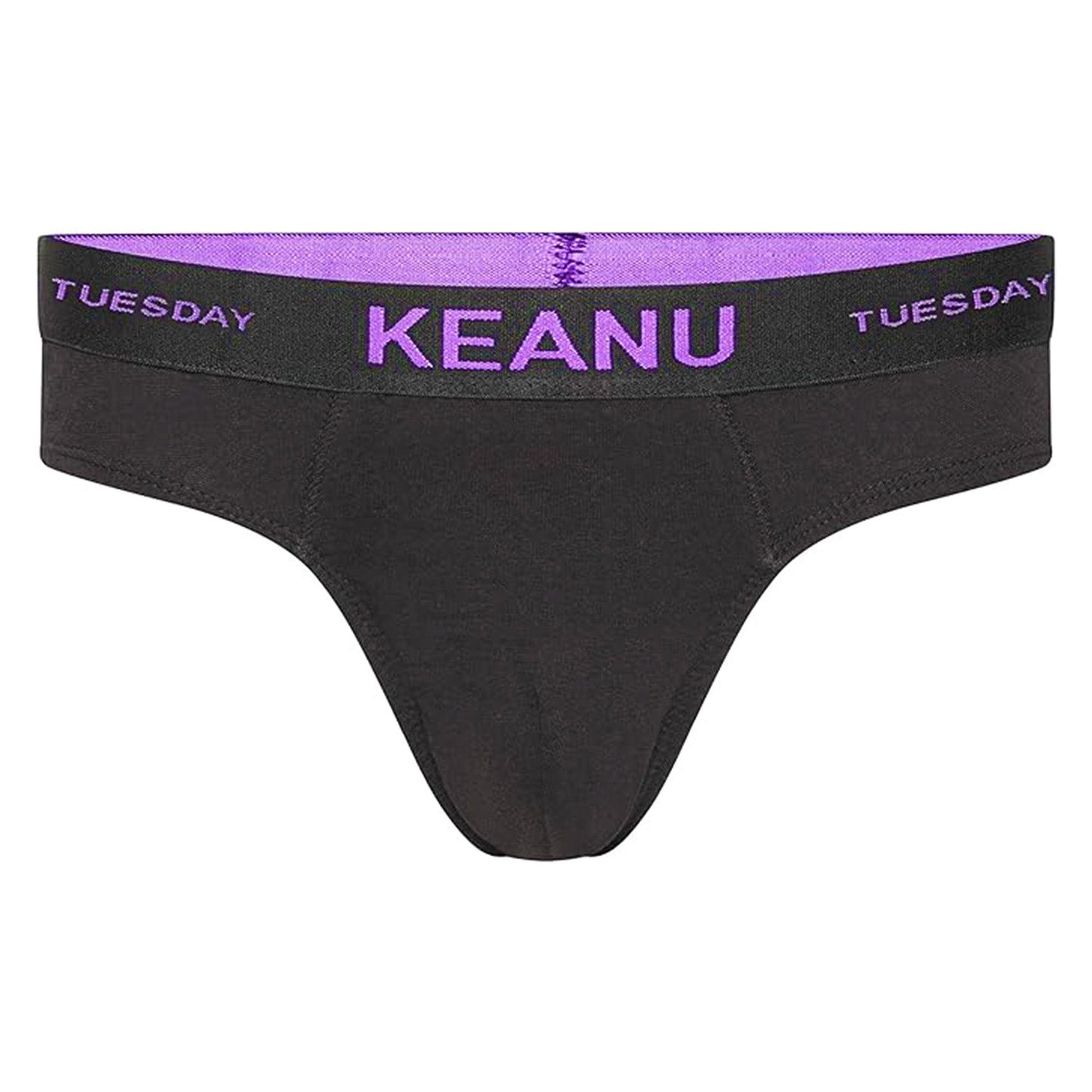 Multicoloured - Back - Keanu Mens Days of The Week Briefs (Pack of 7)