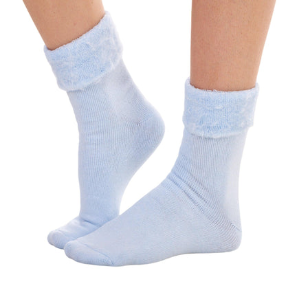 Pastel - Lifestyle - Soxy Womens-Ladies Thermal Fleece Socks (Pack of 6)