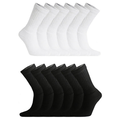 Black-White - Front - Soxy Mens Socks (Pack of 12)