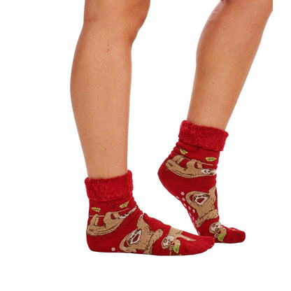 Pastel - Lifestyle - Soxy Womens-Ladies Animals Fleece Lined Socks (Pack of 4)