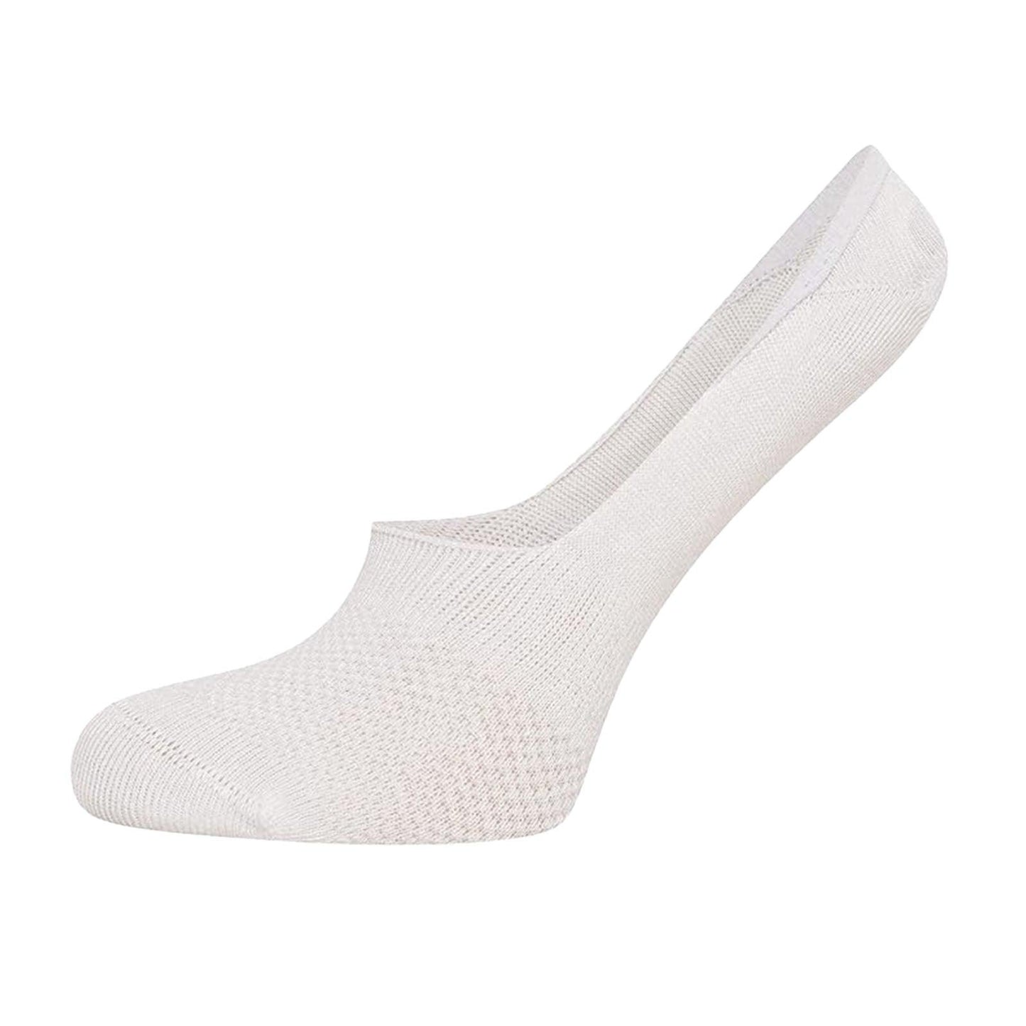 White - Back - Soxy Womens-Ladies Bamboo Liner Socks (Pack of 6)