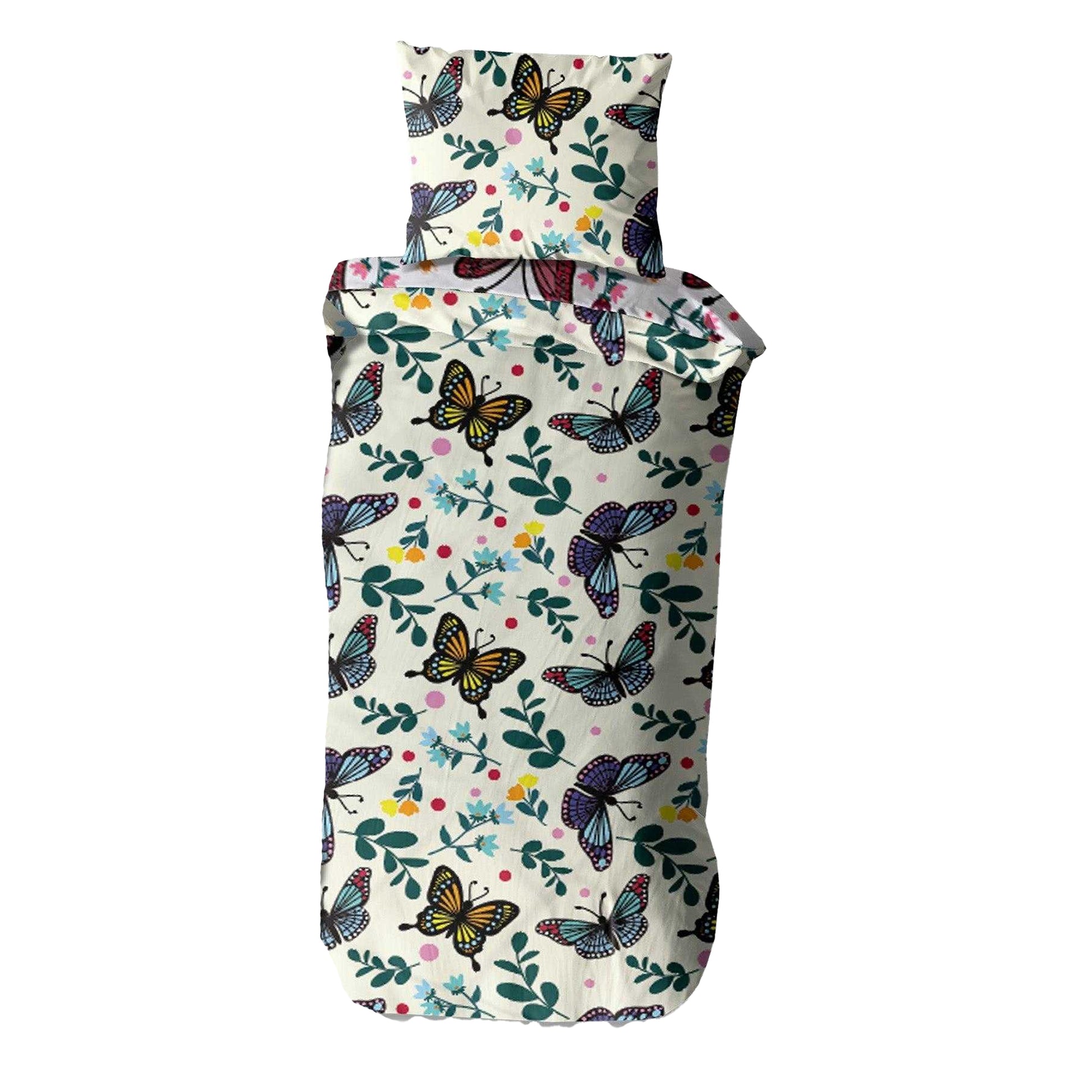 Multicoloured - Back - K Collection Rotary Butterfly Duvet Set