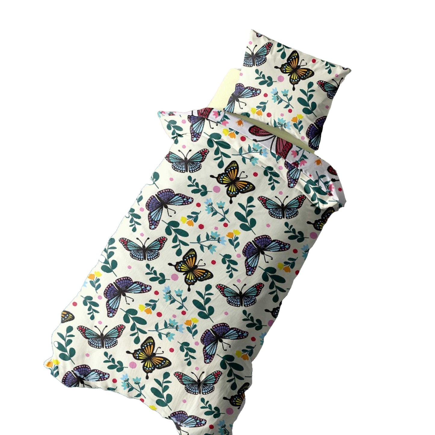 Multicoloured - Lifestyle - K Collection Rotary Butterfly Duvet Set