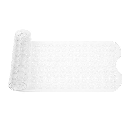 Clear - Front - K Collection Premium Rubber Shower Mat