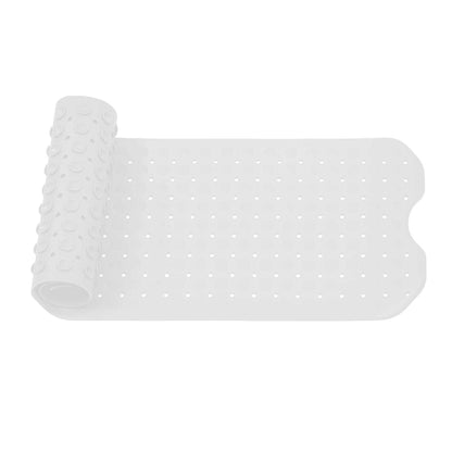 White - Front - K Collection Premium Rubber Shower Mat
