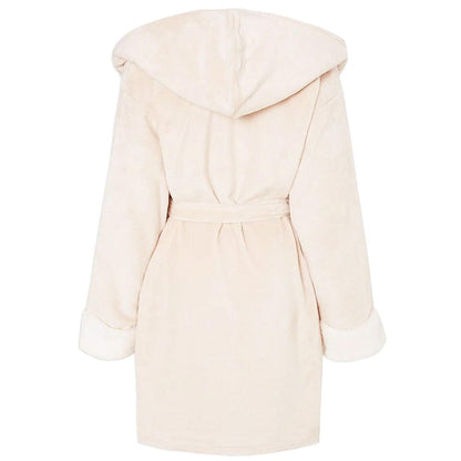 Pink-White - Back - Winnie the Pooh Womens-Ladies Belted Dressing Gown