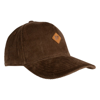 Brown - Front - Jack Pyke Corduroy Baseball Cap