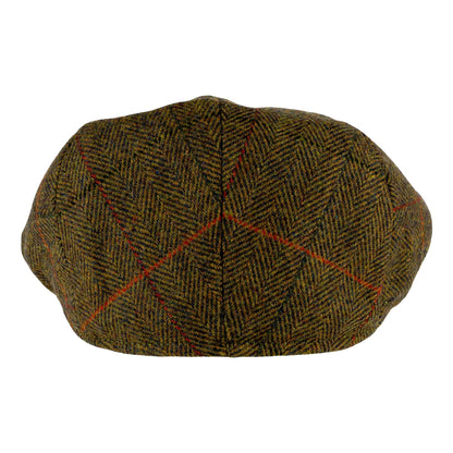Brown - Back - Jack Pyke Childrens-Kids Tweed Flat Cap