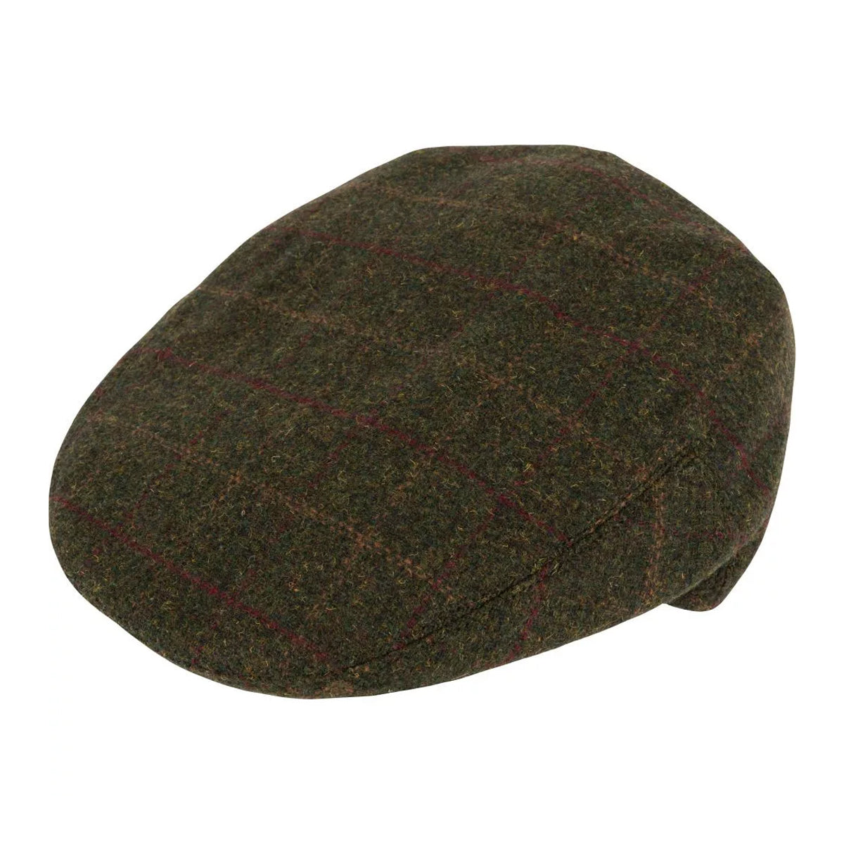 Dark Olive - Lifestyle - Jack Pyke Mens Wool Blend Flat Cap