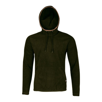 Dark Olive - Front - Jack Pyke Mens Country Fleece Hoodie