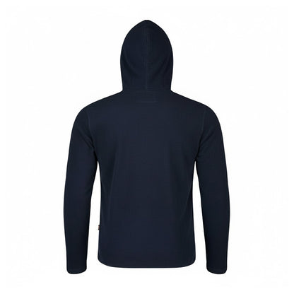 Navy - Back - Jack Pyke Mens Country Fleece Hoodie