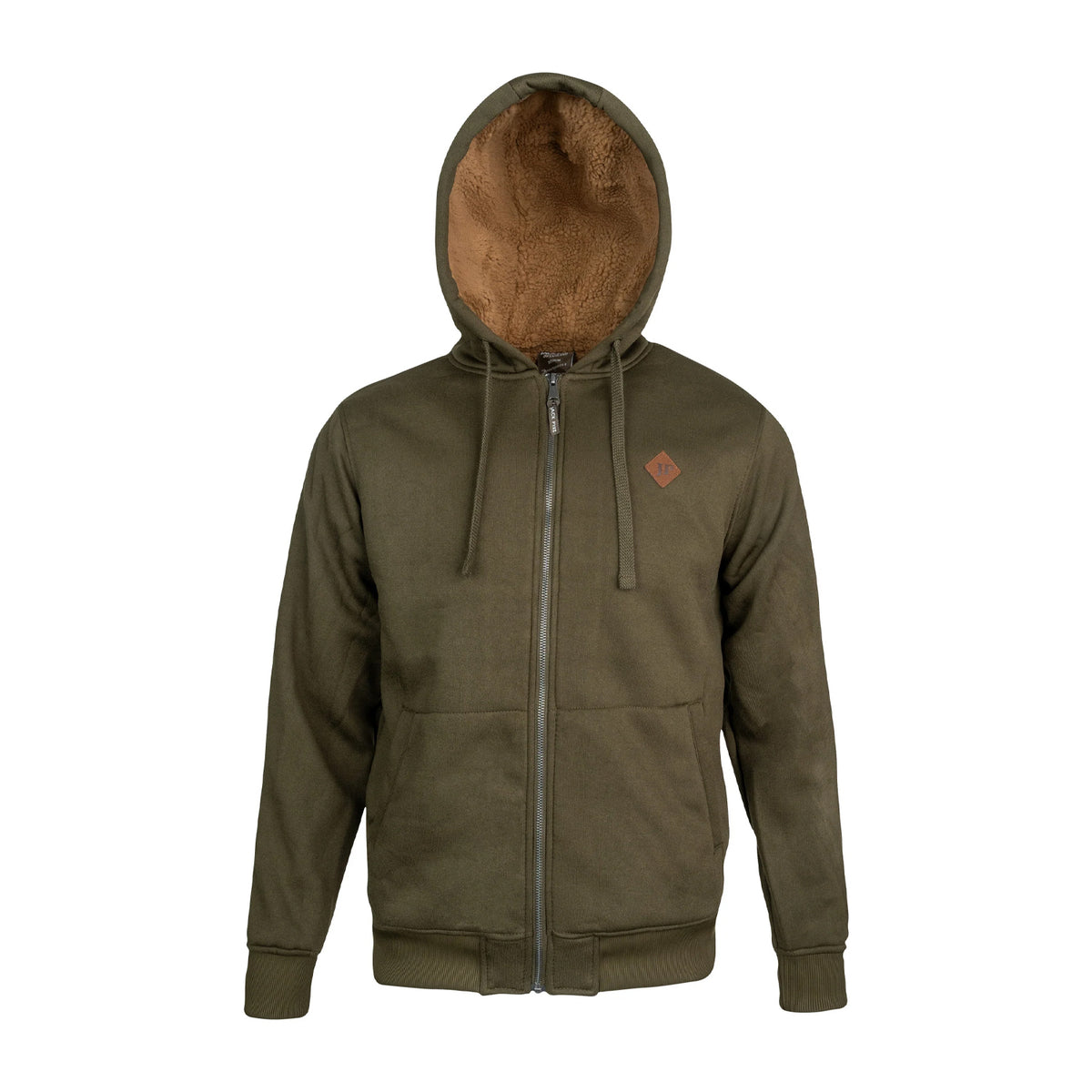 Green - Front - Jack Pyke Mens Yakka Full Zip Hoodie