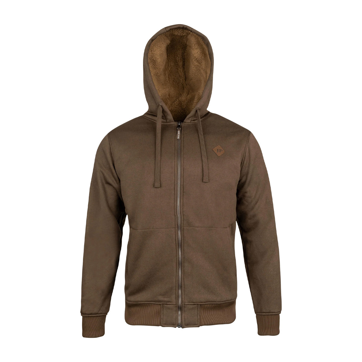 Coyote - Front - Jack Pyke Mens Yakka Full Zip Hoodie