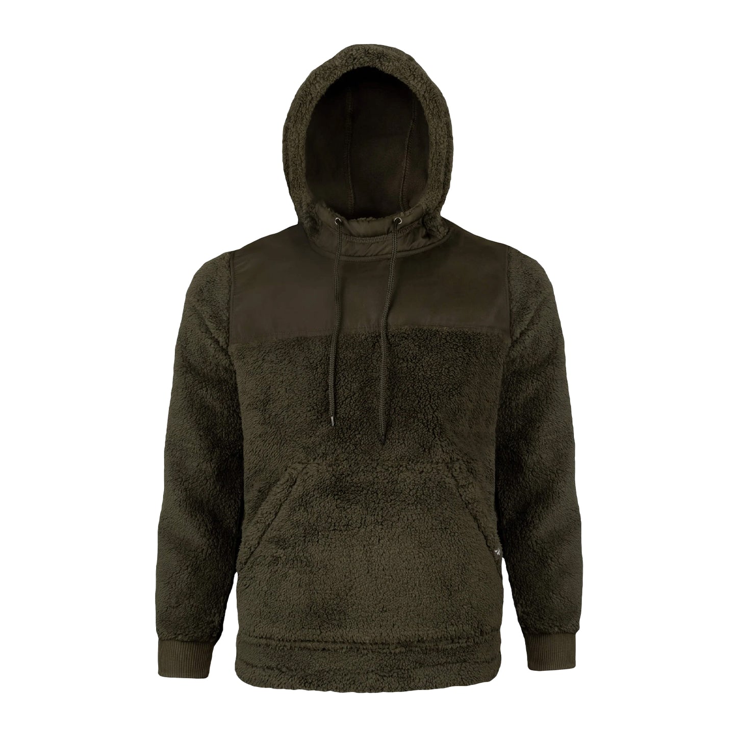 Dark Olive - Front - Jack Pyke Mens Gen 2 Sherpa Fleece Hoodie