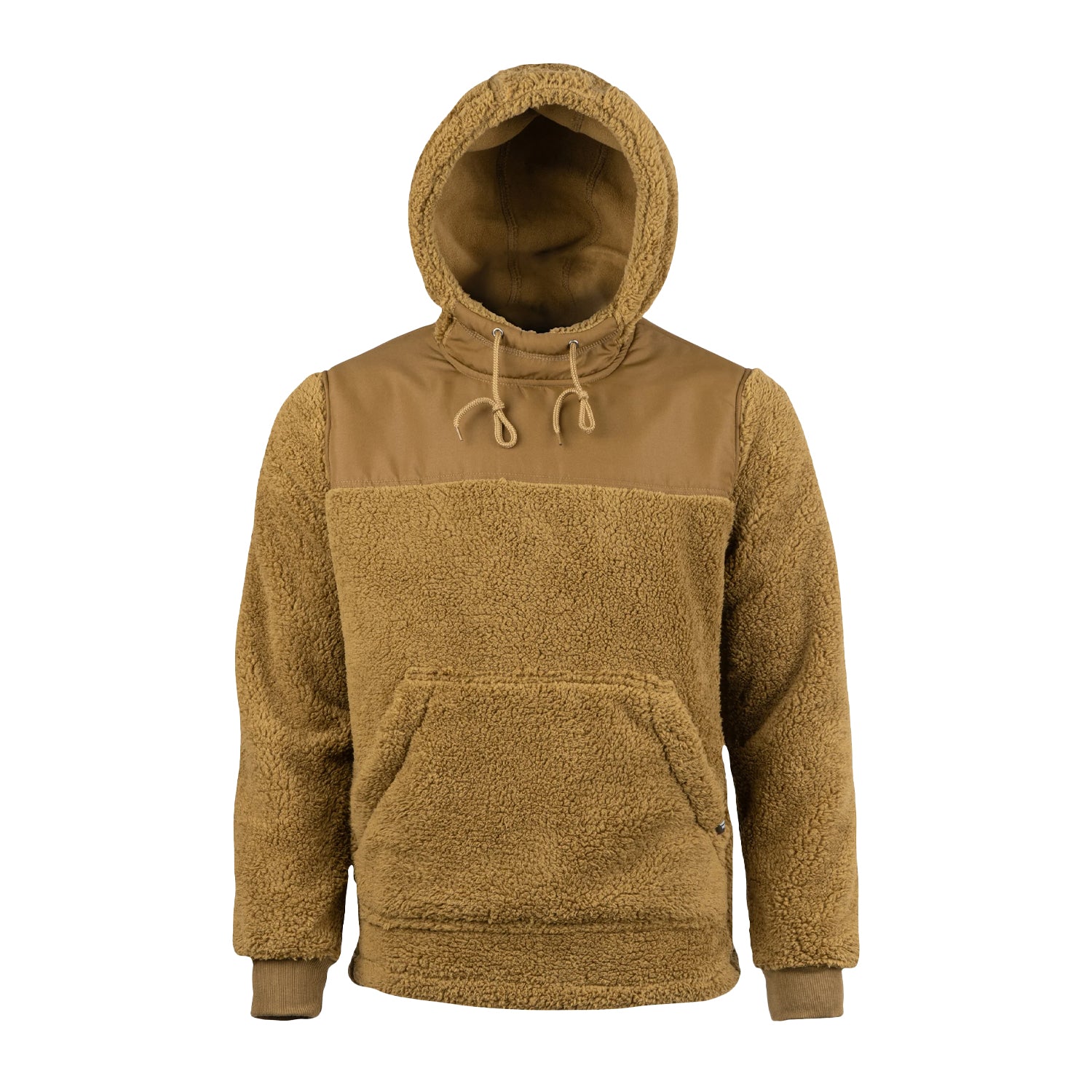Camel - Front - Jack Pyke Mens Gen 2 Sherpa Fleece Hoodie