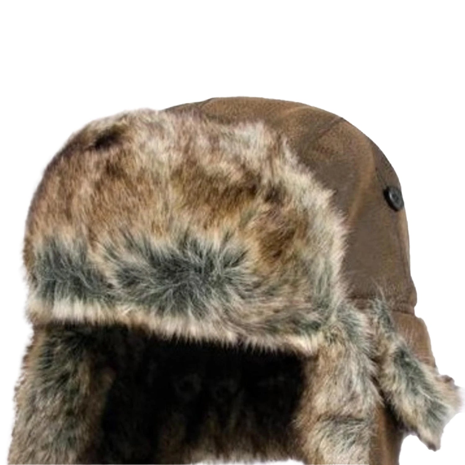 Brown - Back - Mil-Com Mens Aviator Bomber Hat