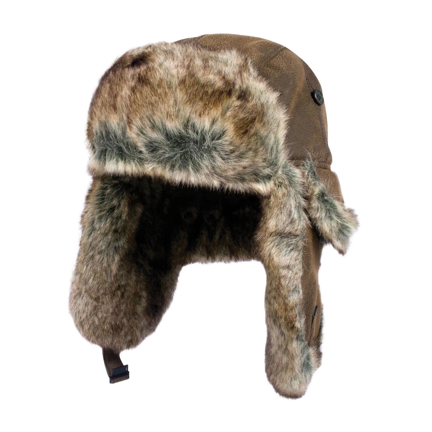 Brown - Front - Mil-Com Mens Aviator Bomber Hat