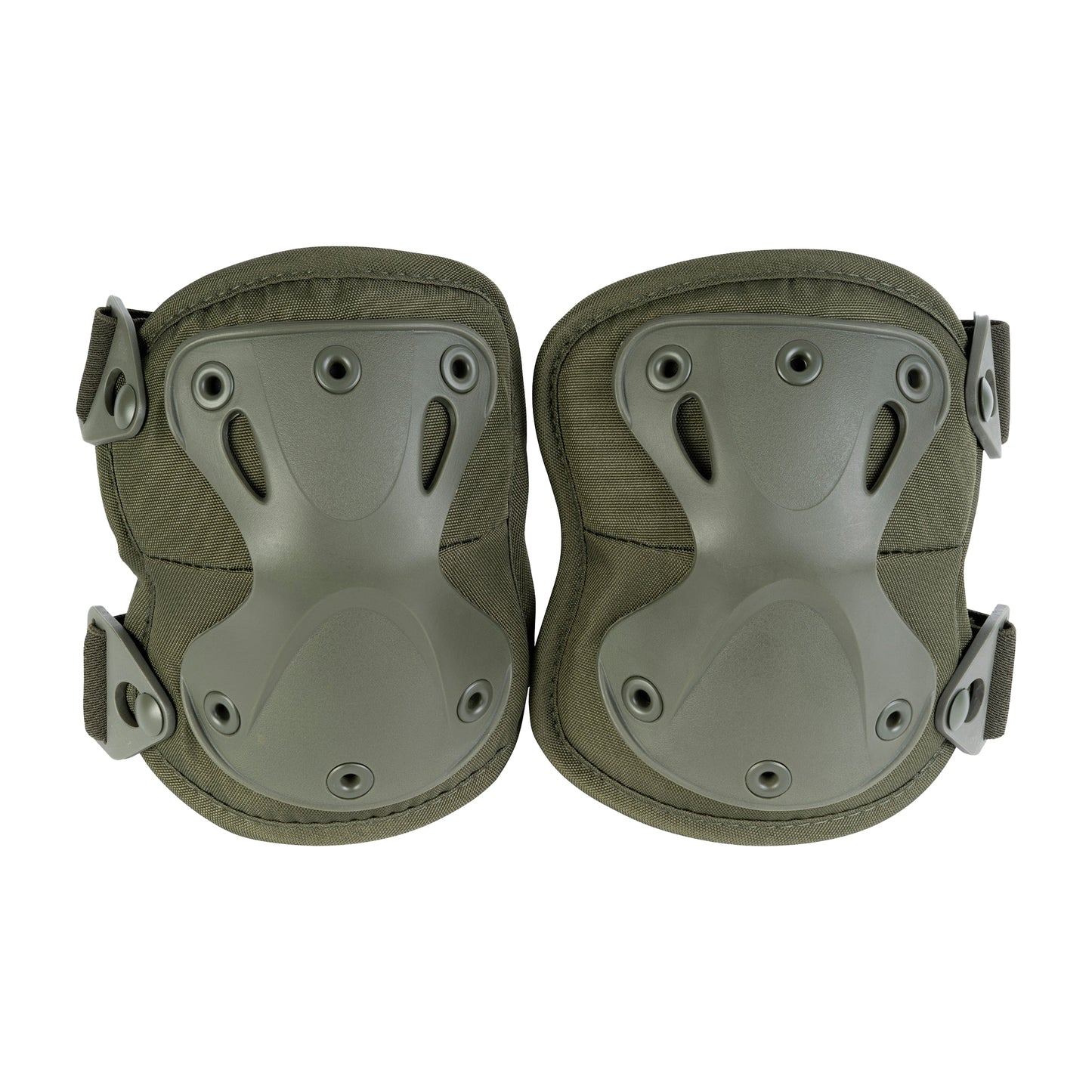 Green - Front - Viper Hardshell Tactical Stretch Knee Pads