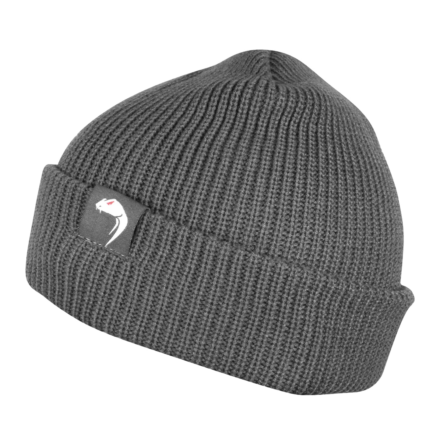 Titanium - Front - Viper Mens Logo Beanie