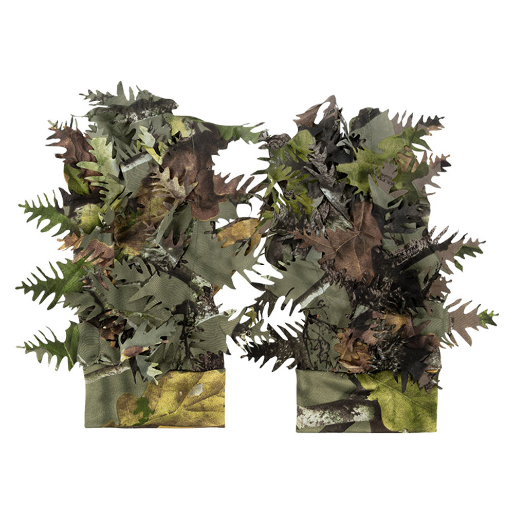 Green - Side - Jack Pyke Mens LLCS Camo Oak Leaf Gloves