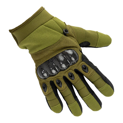 Green - Front - Viper Mens Elite Palm Grip Logo Gloves
