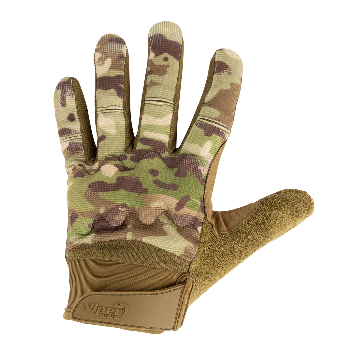 Green-Beige - Front - Viper VX Camo Tactical Gloves