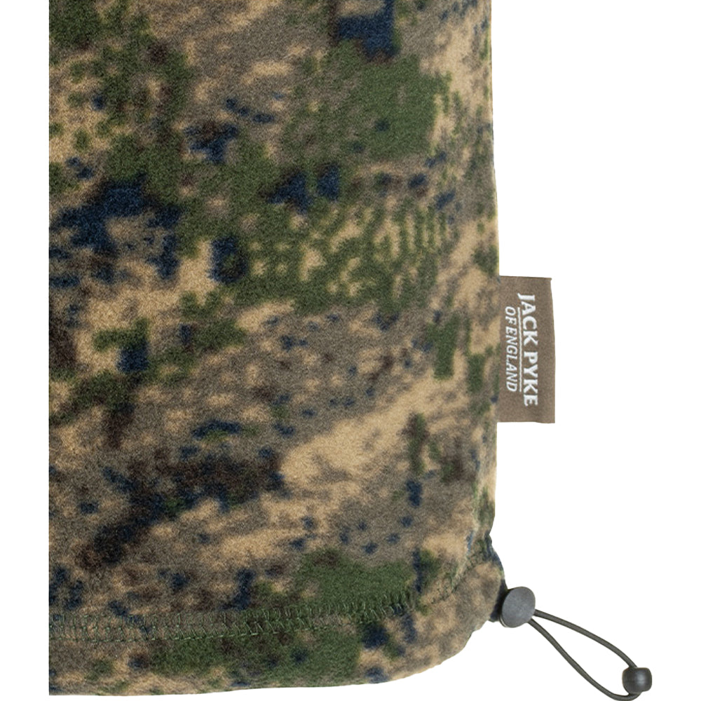 Green-Blue - Back - Jack Pyke Digital Camo Fleece Neck Gaiter