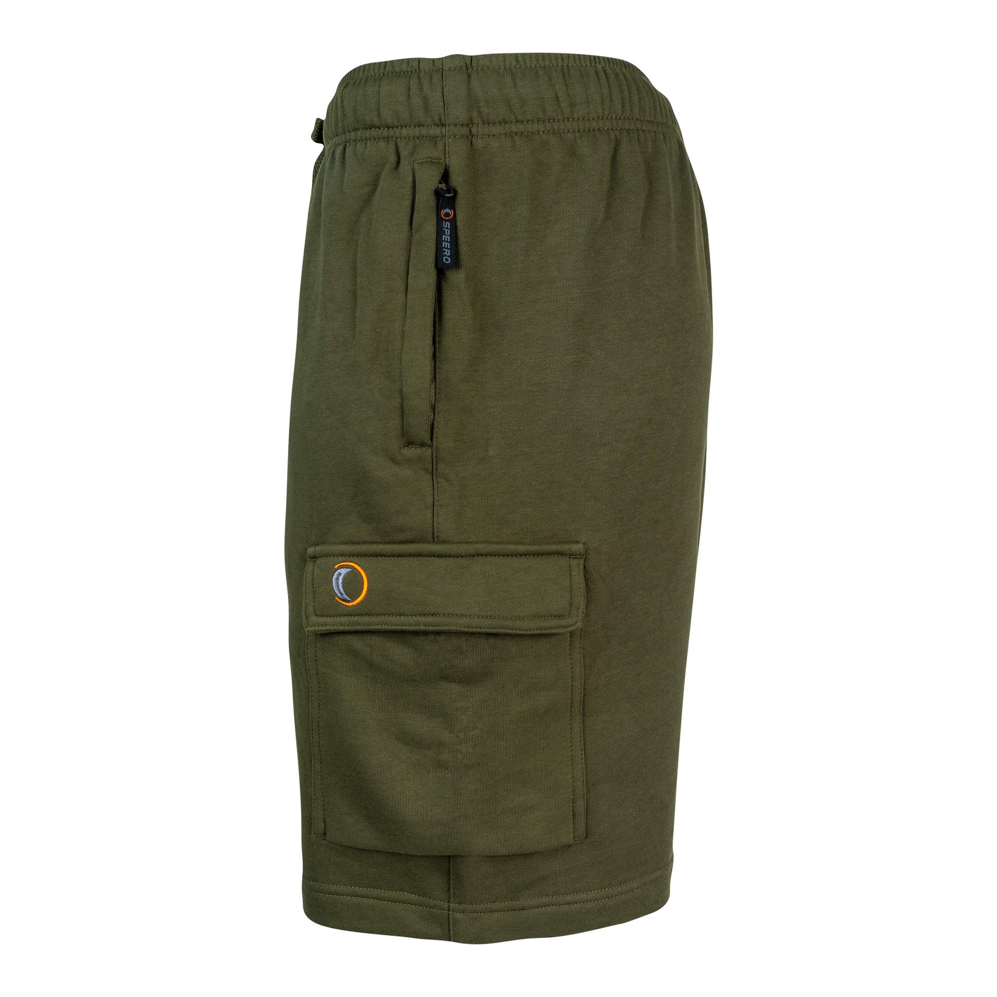 Green - Side - Speero Mens Tech Shorts