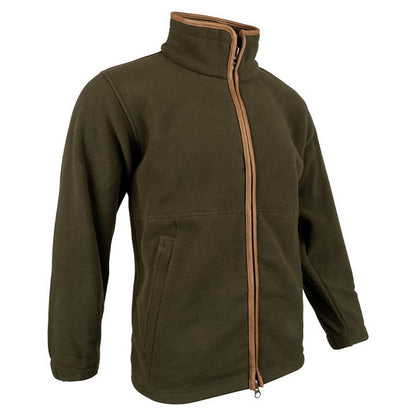 Dark Olive - Side - Jack Pyke Mens Countryman Fleece Jacket