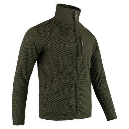 Green - Side - Jack Pyke Mens Z Lightweight Fleece Jacket