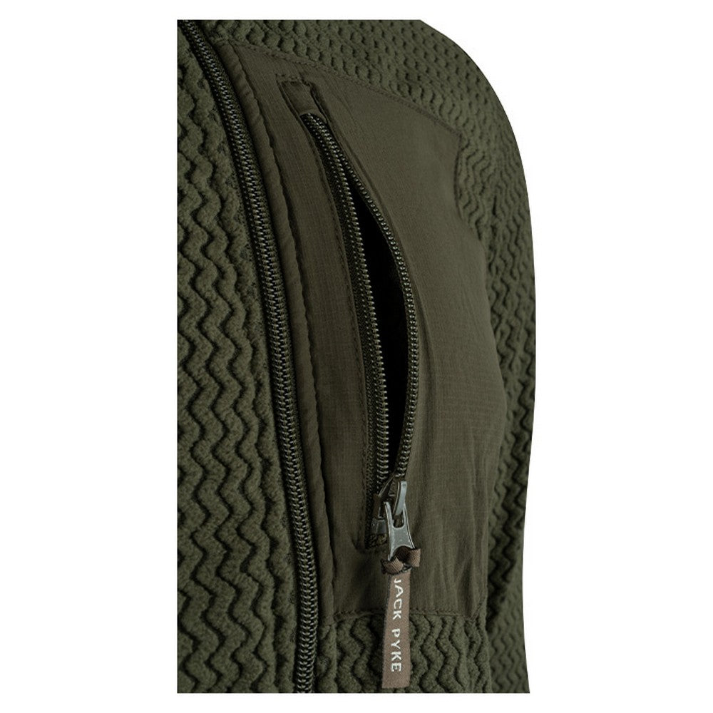 Green - Pack Shot - Jack Pyke Mens Z Lightweight Fleece Jacket