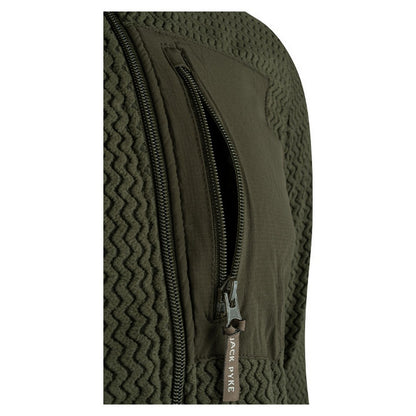 Green - Pack Shot - Jack Pyke Mens Z Lightweight Fleece Jacket